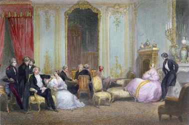 Family scene, c.1840